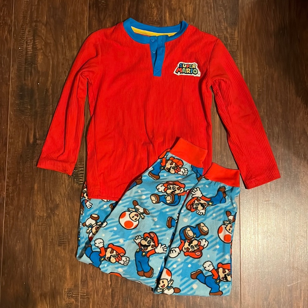 Boys Super Mario Bros PJs Set